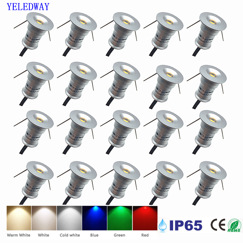 Outdoor Lighting For Steps - 1W Kleiner Einbau-Downlight Außenstrahler IP65 Küchenschrank