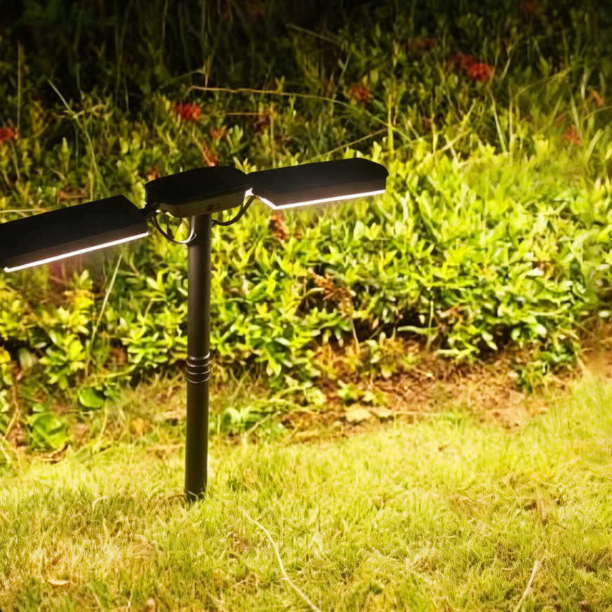 Outdoor Lighting Ground Fixtures - Solarbetriebene Bodenleuchte für den Außenbereich, Zweiseitige
