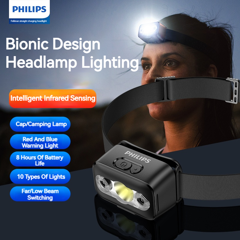 Outdoor Lighting Junction Box - Philips LED-Stirnlampe, Sensorkopf-Taschenlampe, zehn Arten von