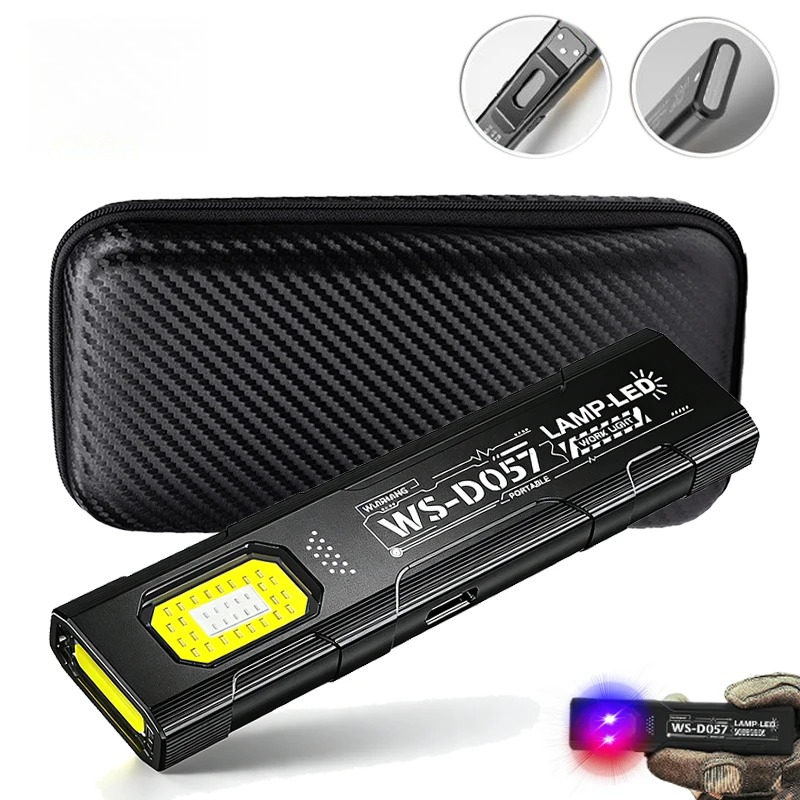 Outdoor Lighting Guide - LED-Schlüsselanhänger-Taschenlampe USB-C Wiederaufladbare Tragbare Fackel mit
