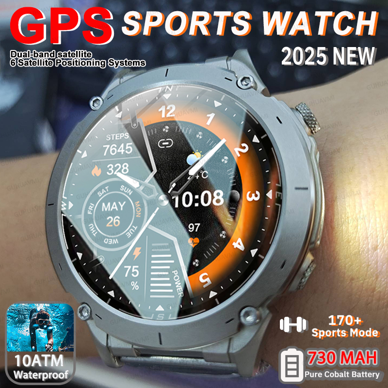 Outdoor Lighting For Steps - Neue Outdoor T-Rex 3 Militär-GPS-Smartwatch, 1,43