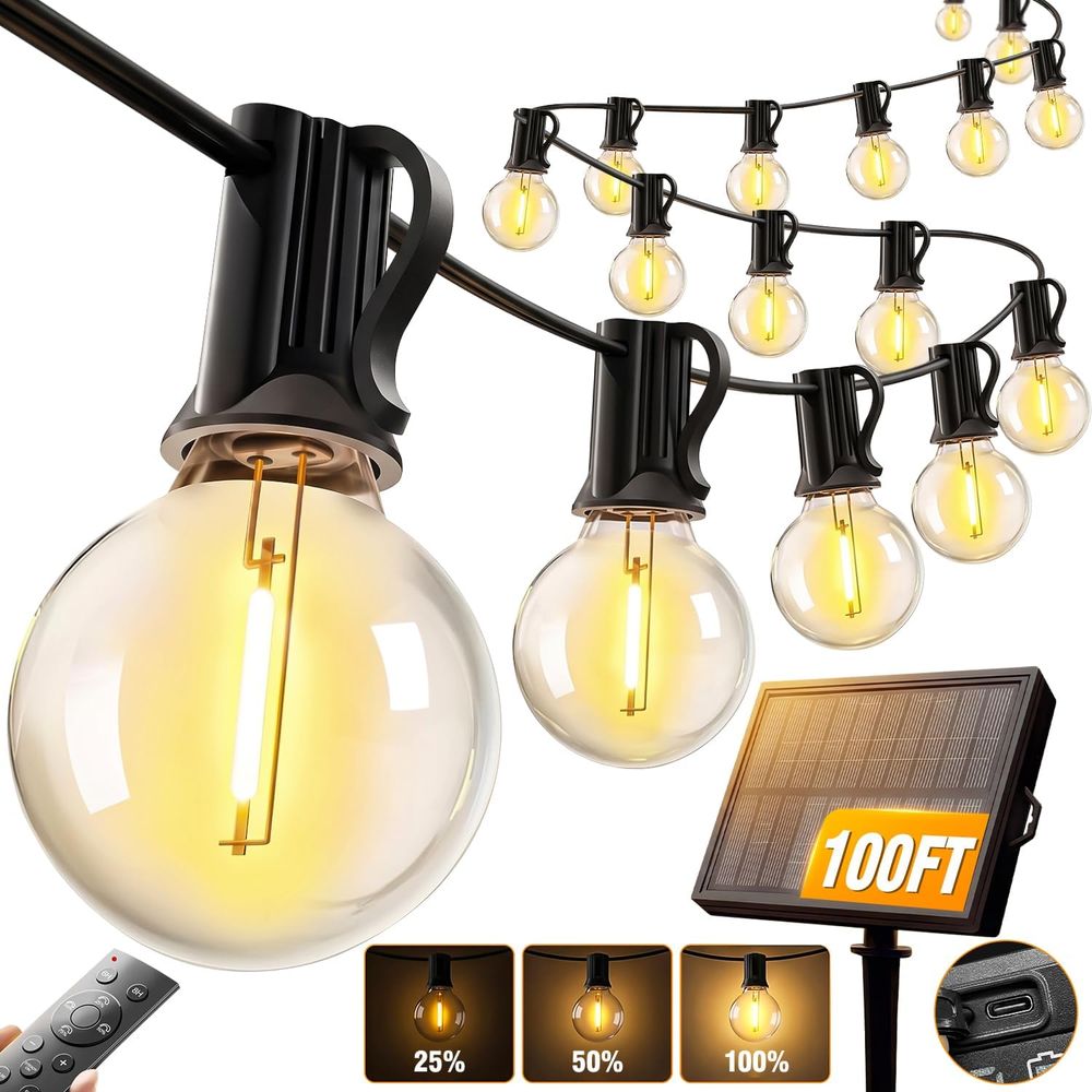 String Light Bistro - 100T Lichterkette für den Außenbereich, G40