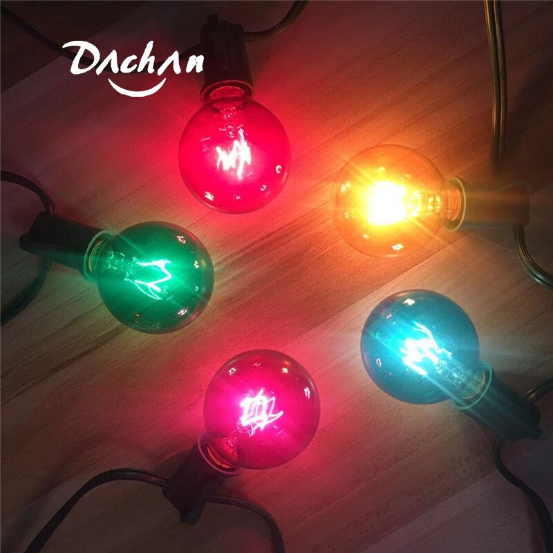 String Light Bistro - 7,5 m 25 G40 Globus-Terrassen-Lichterkette mit