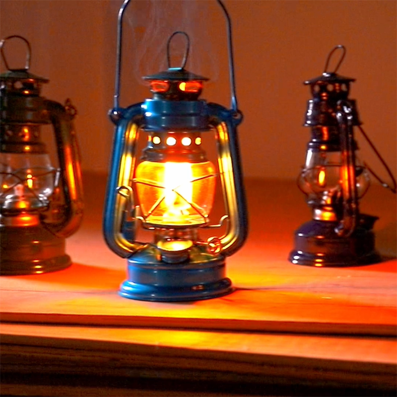 Outdoor Lighting Mediterranean Style - 19 cm Retro Kerosin Lampe Tragbare
