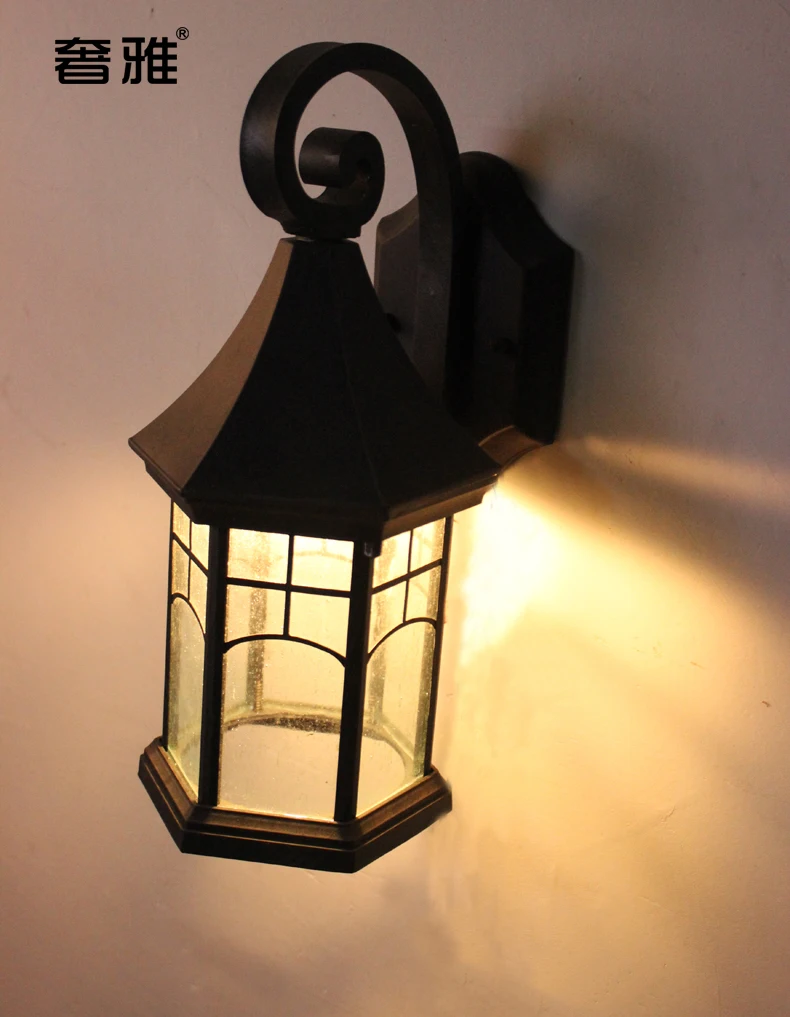 Outdoor Lighting Mediterranean Style - Beleuchtung Vintage Außenwandleuchte Mode wasserdichte Außenbeleuchtung