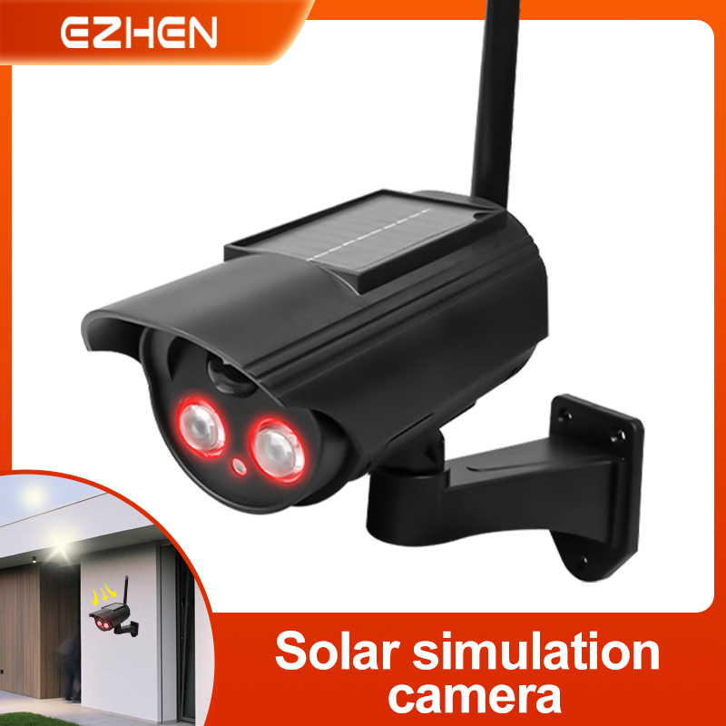 Outdoor Lighting On House - Outdoor Solar Simulation Kamera Wasserdichte Dummy