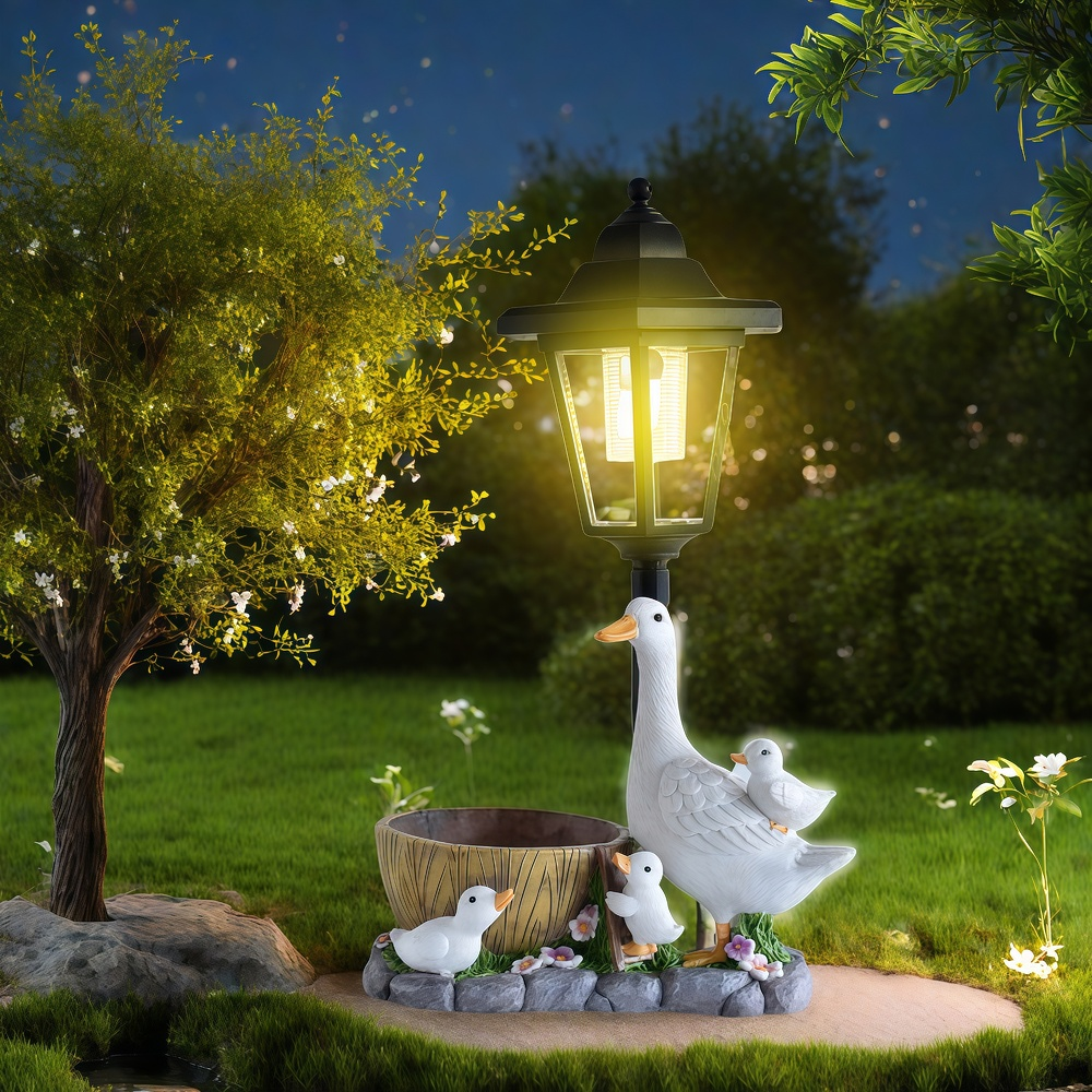 Outdoor Lighting Manufacturers - Solar Ente Nachtlicht Garten Hof Skulptur