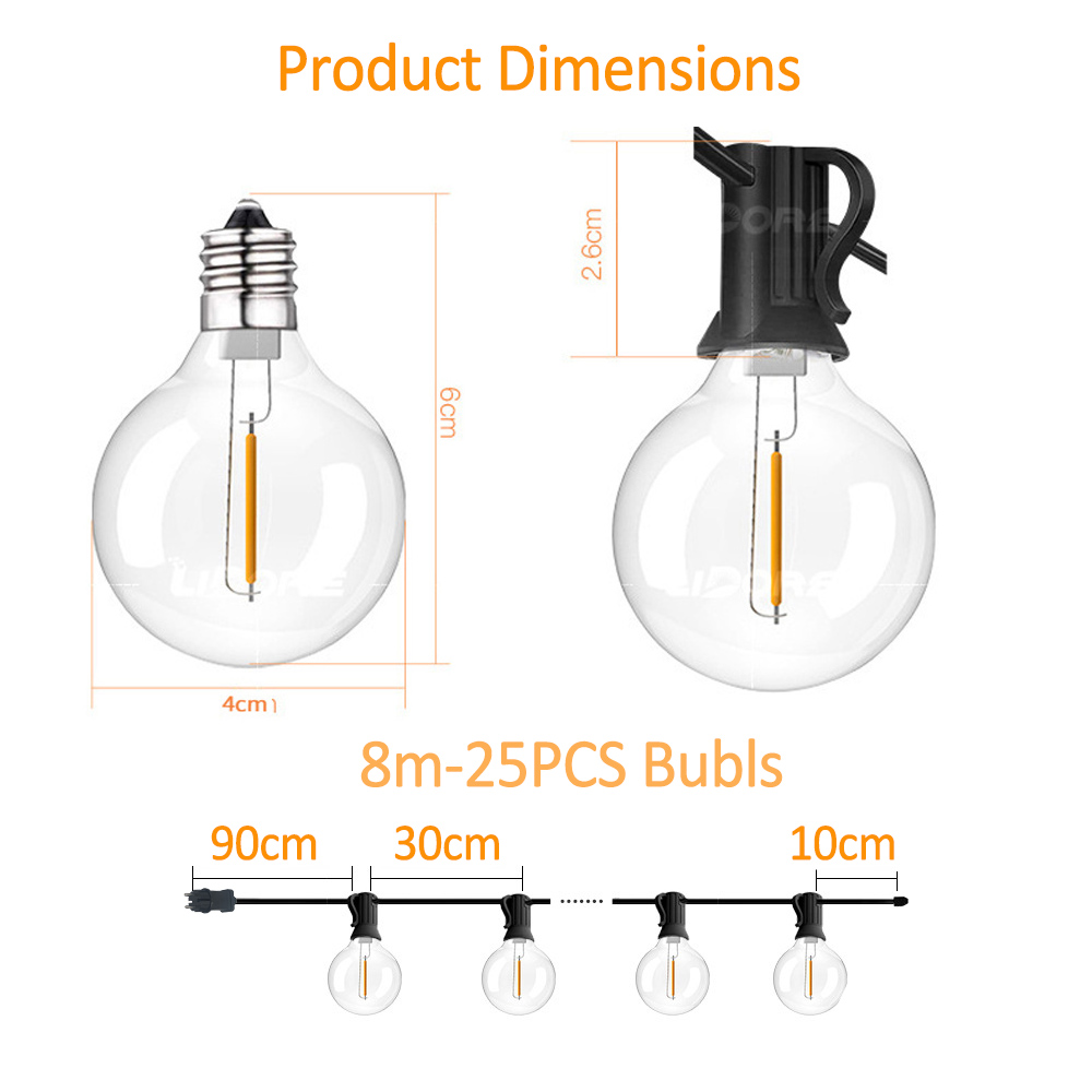 Outdoor G40 Terrassen-Lichterk – String Light Bistro Bewertung und Preis