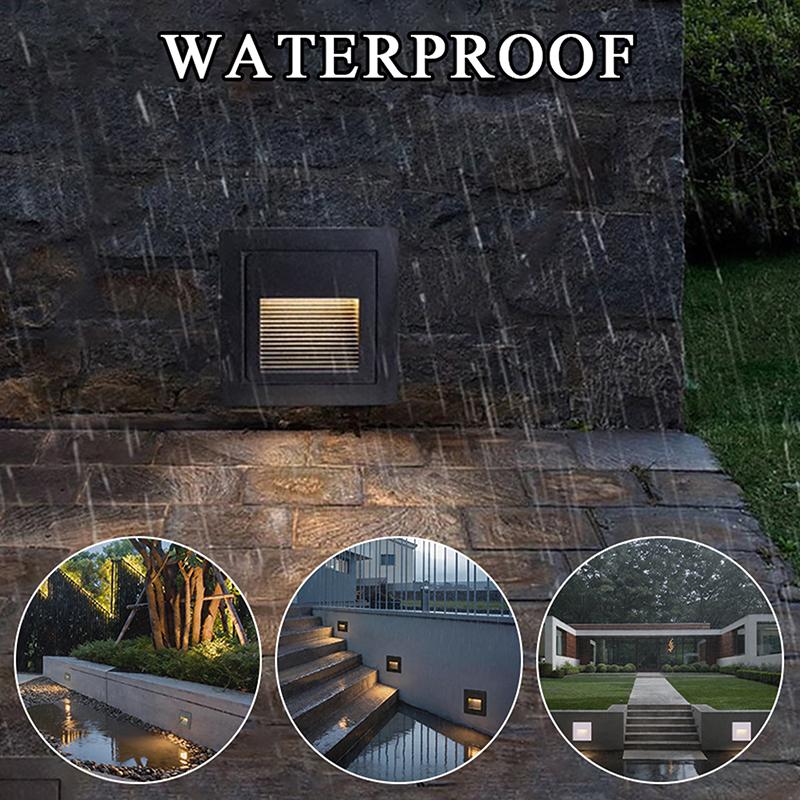 【CCA】3W LED Wasserdichte Stufe – Outdoor Lighting For Steps Bewertung und Preis