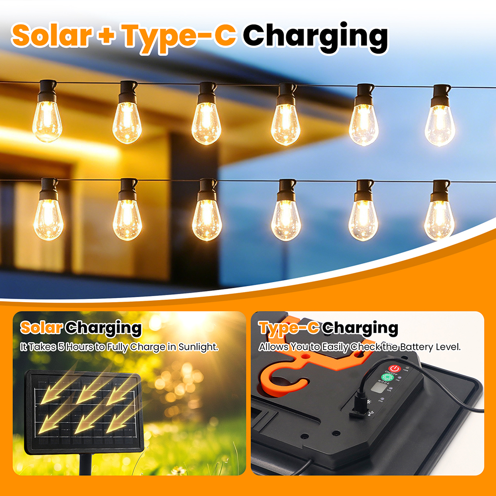 Solar Warmweiße LED-Lichterket – String Light Bistro Bewertung und Preis
