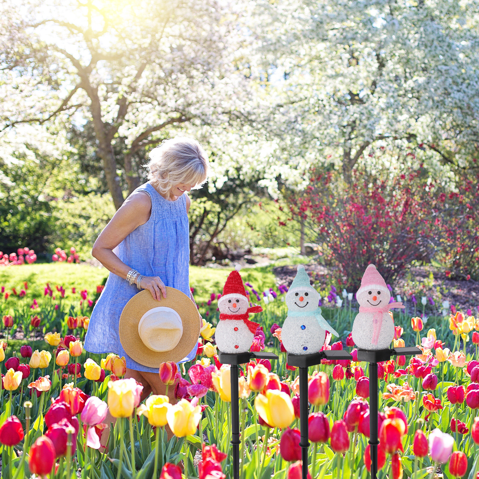 3 Stück Garten-Solar-Harzlampe – Outdoor Lighting Ground Fixtures Bewertung und Preis