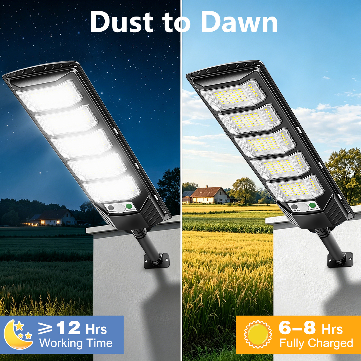 96/240 LED Solarleuchten für A – Dusk To Dawn Bulb Bewertung und Preis