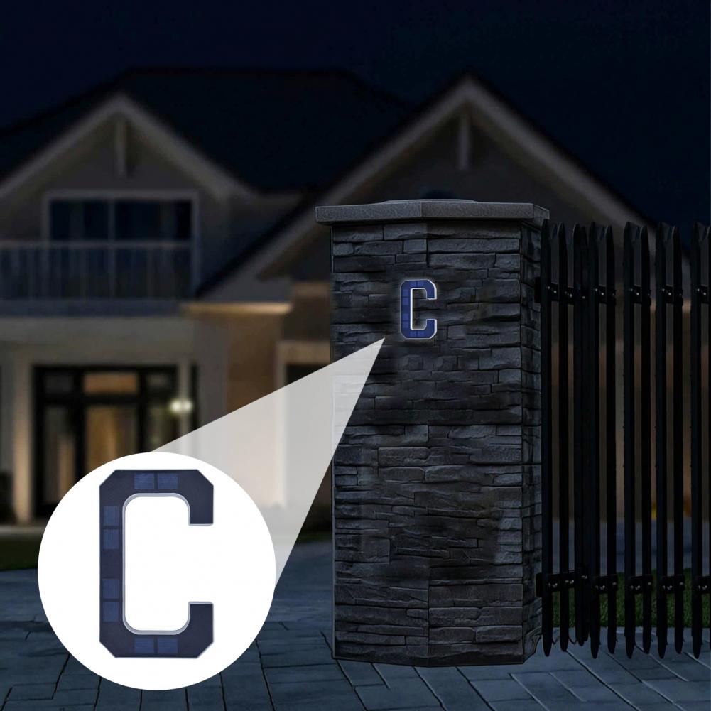 Solarbetriebenes Hausnummernsc – Outdoor Lighting On House Bewertung und Preis