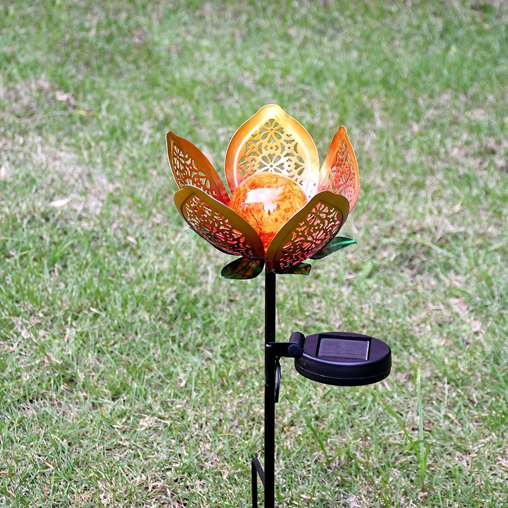 Lotusförmige solarbetriebene L – Outdoor Lighting Ground Fixtures Bewertung und Preis