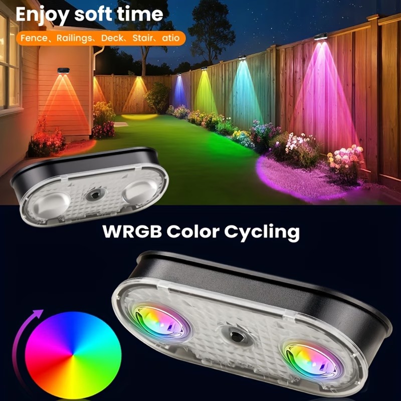 RGB Solar-Zaunleuchte IP44, 8  – Dusk To Dawn Bulb Bewertung und Preis