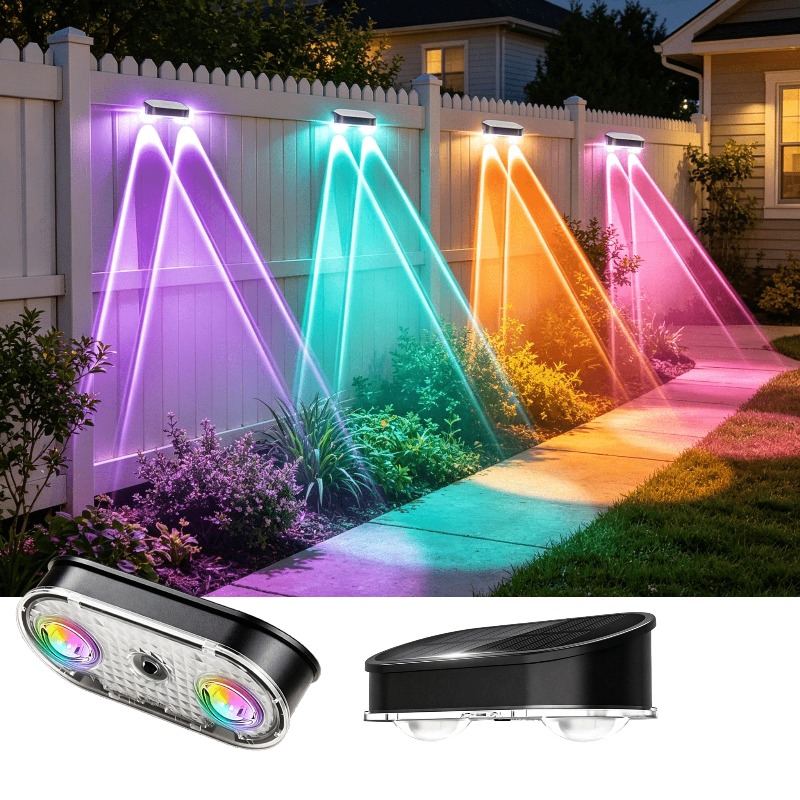 RGB Solar-Zaunleuchte IP44, 8  – Dusk To Dawn Bulb Bewertung und Preis