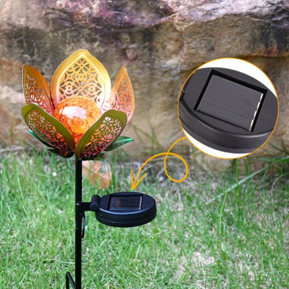 Lotusförmige solarbetriebene L – Outdoor Lighting Ground Fixtures Bewertung und Preis