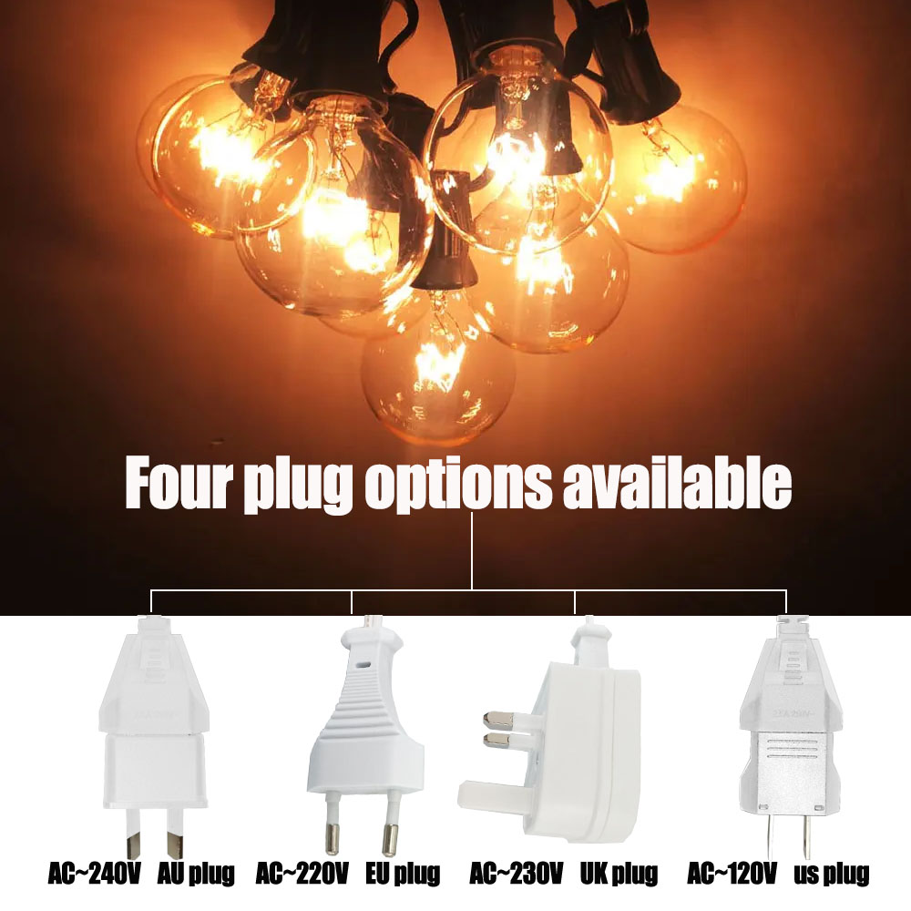 8M G40 Glühbirnen-Lichterkette – String Light Bistro Bewertung und Preis