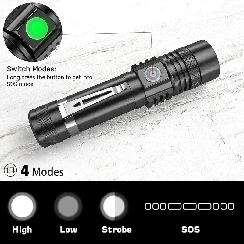 T6 LED Wiederaufladbare Tasche – Outdoor Lighting On House Bewertung und Preis