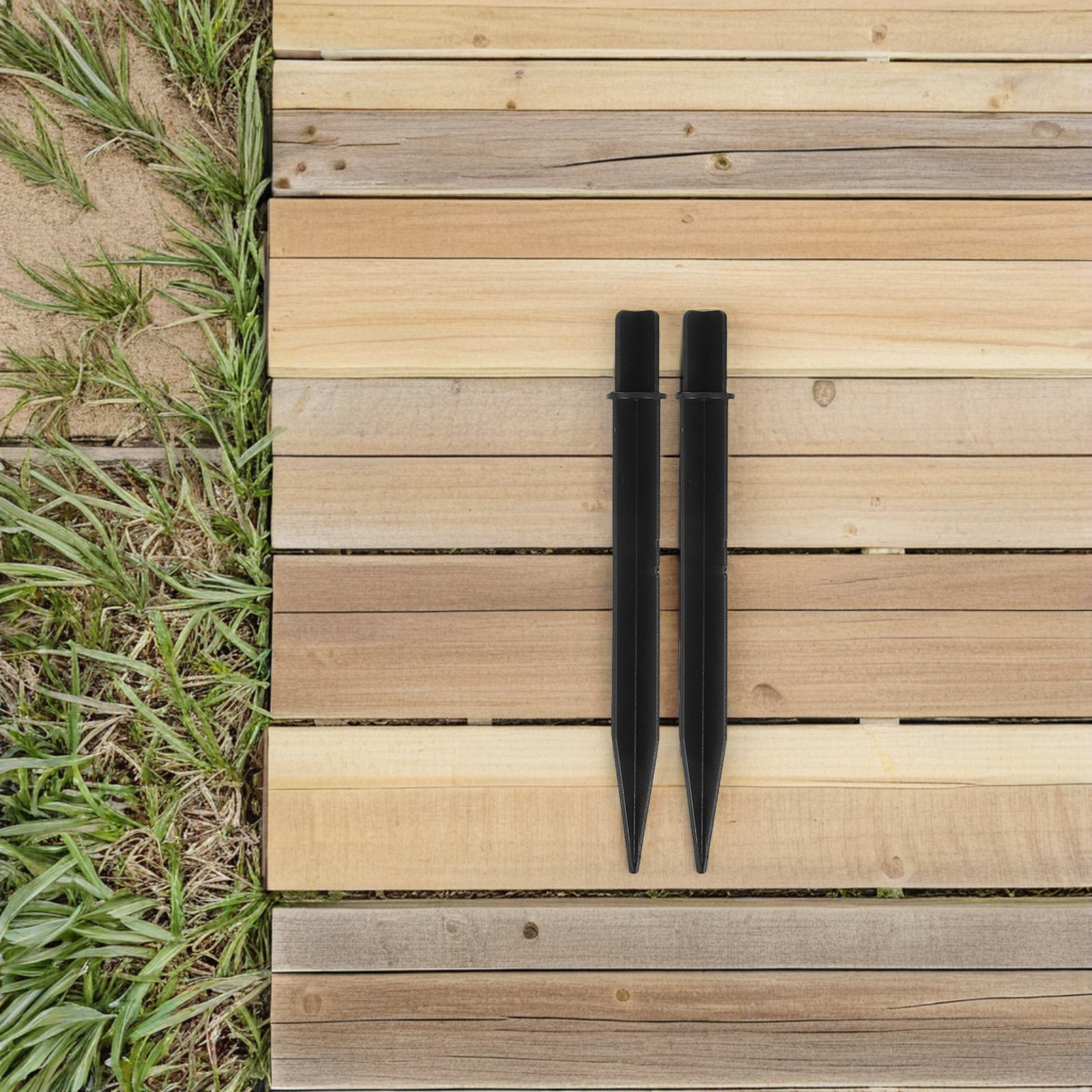15 Stück schwarze Kunststoff-E – Outdoor Lighting Ground Fixtures Bewertung und Preis