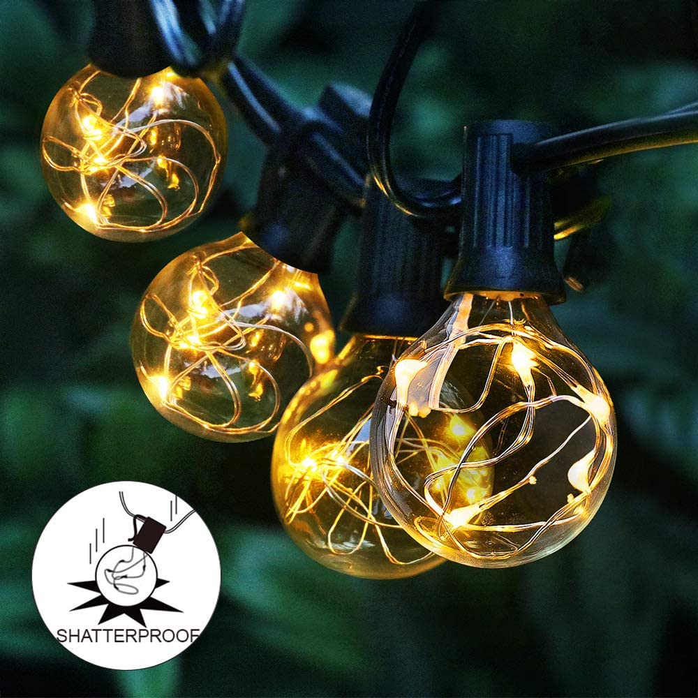 Solar Patio String Licht g40,  – String Light Bistro Bewertung und Preis