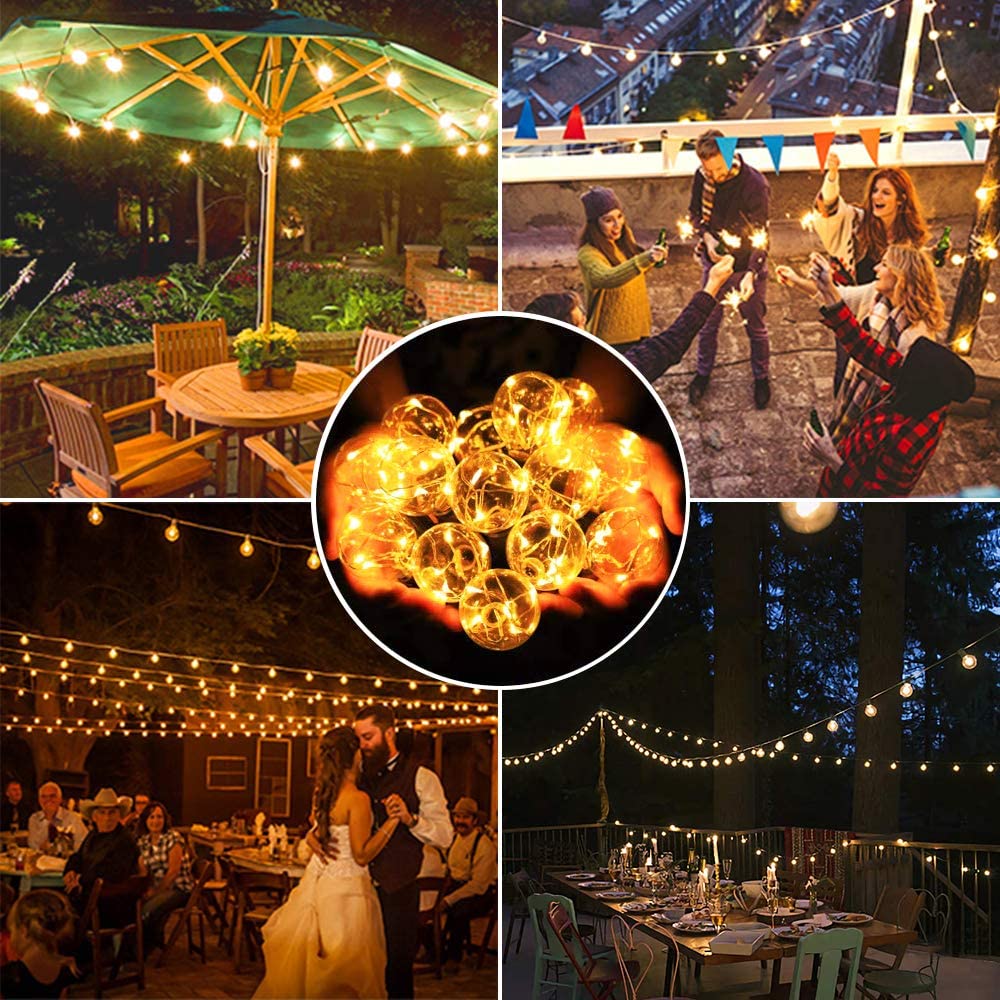 Solar Patio String Licht g40,  – String Light Bistro Bewertung und Preis
