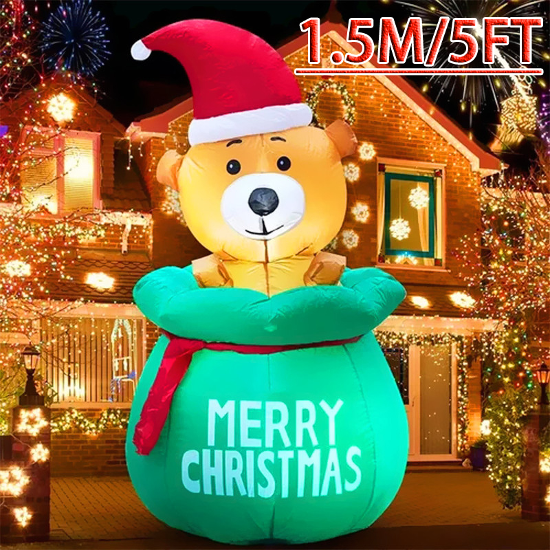 5ft Weihnachten aufblasbare De – Outdoor Lighting On House Bewertung und Preis