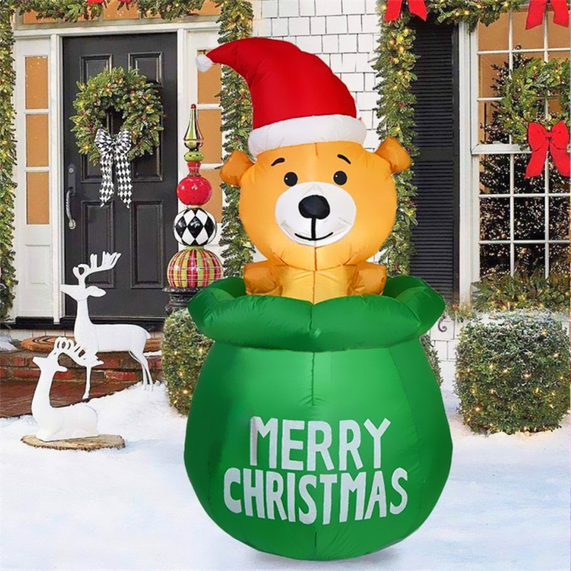 5ft Weihnachten aufblasbare De – Outdoor Lighting On House Bewertung und Preis